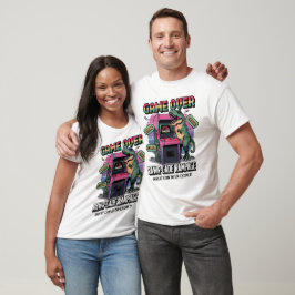 Camiseta Pixel Rawr-cade Rampage: El Reinicio del T-Rex