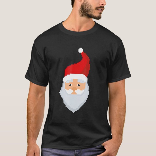 Camiseta Pixel Santa (Anverso)