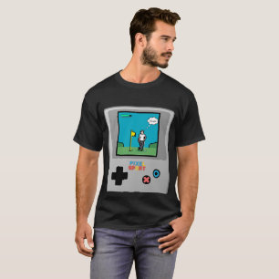 Camiseta Pixel Sport Golf Retro Gaming T-Shirt