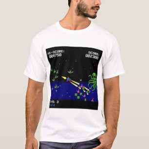 Camiseta Pixel Starfighter - Retro Space Shooter T