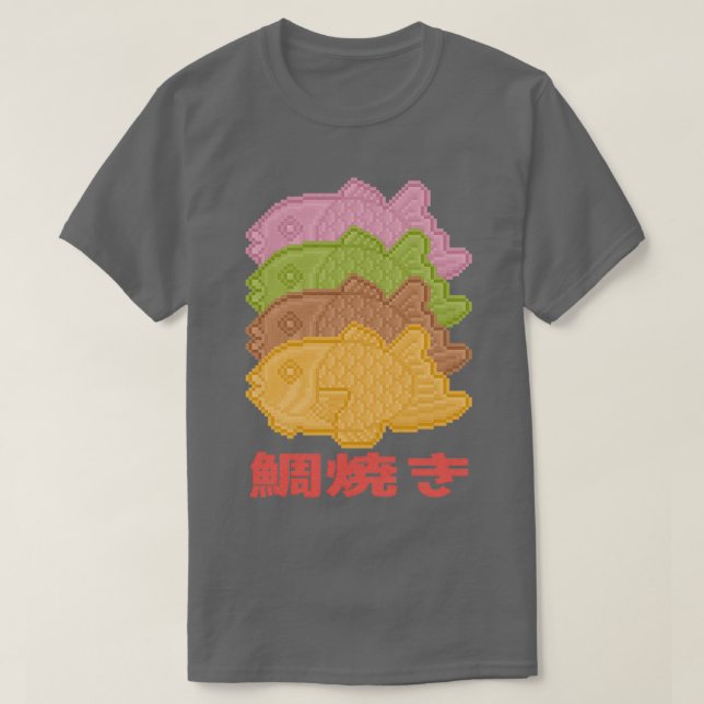 Camiseta Pixel Taiyaki (Diseño del anverso)