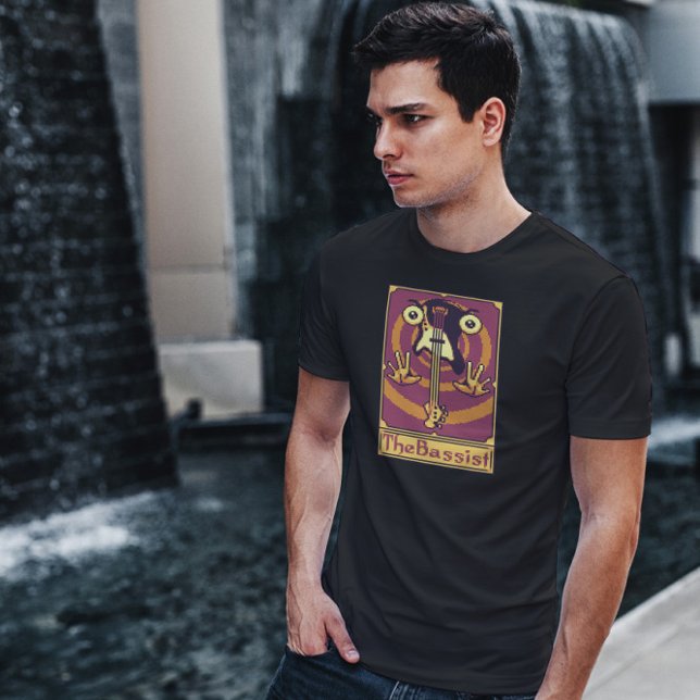 Camiseta Pixel Tarot Card Guitar (Subido por el creador)