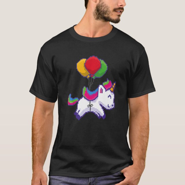 Camiseta Pixel  Unicorn (Anverso)