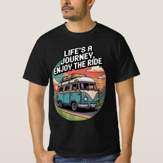 Camiseta Pixel Van Life - El viaje de la vida, disfrute del