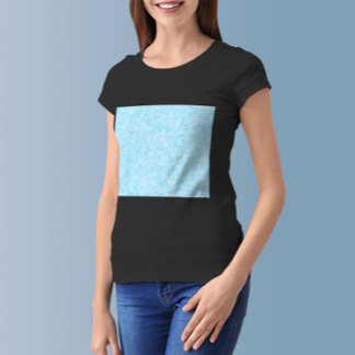 Camiseta Pixelación del mosaico azul