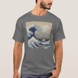 Camiseta pixeldot "La Gran Ola"