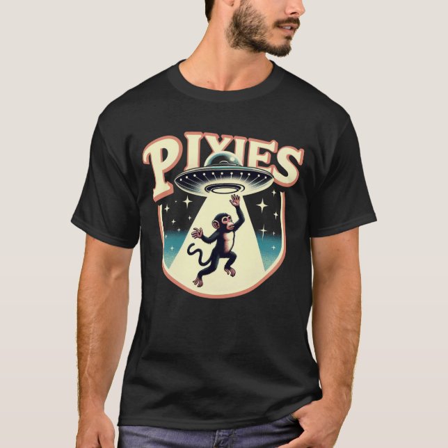 Camiseta Pixies - Este mono se ha ido al espacio (Anverso)