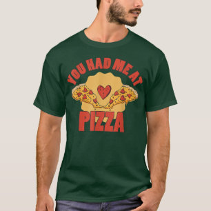 Camiseta Pizarra de pizza cursi carne salada aperitivos de 