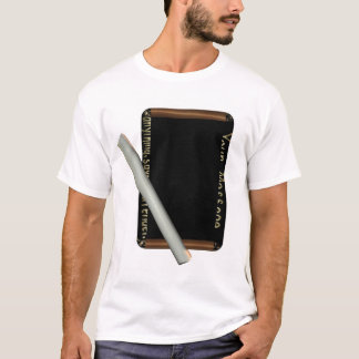 Camiseta Pizarra en blanco