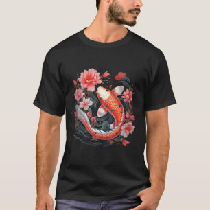 Camiseta Pizarra japonesa de pescado Koi Fish Nishikigoi