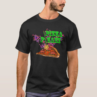 Camiseta Pizazz de la pizza para los hombres