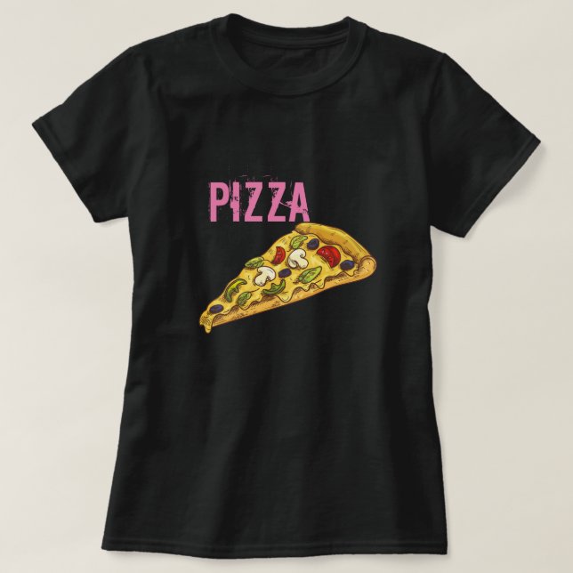 Camiseta Pizza (Diseño del anverso)