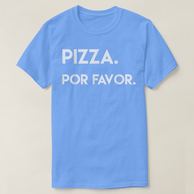 Camiseta Pizza (Diseño del anverso)