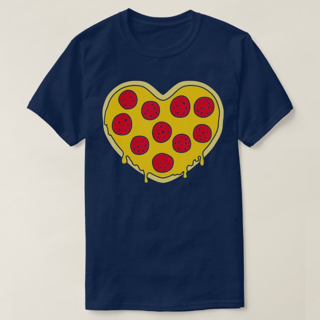 Camiseta Pizza (Diseño del anverso)