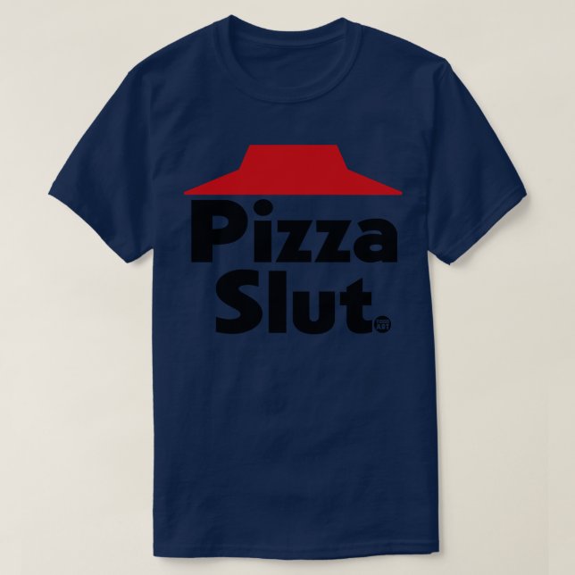 Camiseta pizza (Diseño del anverso)