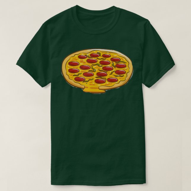 Camiseta Pizza 1186  (Diseño del anverso)
