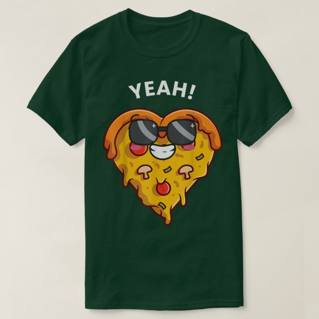 Camiseta Pizza 175 Cute Pun Meat Lovers (Diseño del anverso)