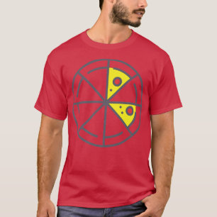 Camiseta Pizza 2 Slices Quese Pepperoni Funny Geométrico Pa