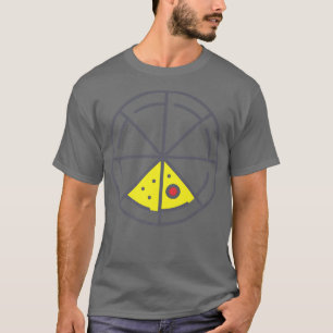 Camiseta Pizza 2 Slices Quese Pepperoni Funny Geométrico Pa
