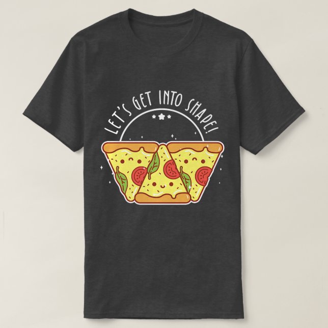 Camiseta Pizza 385 Cute Pun Meat Lovers  (Diseño del anverso)