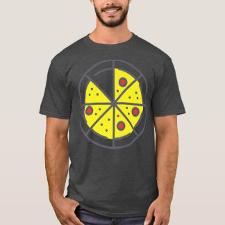 Camiseta Pizza 7 Slices Quese Pepperoni Funny Geométrico Pa
