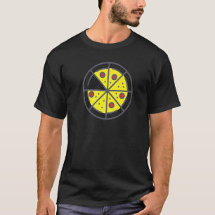 Camiseta Pizza 7 Slices Quese Pepperoni Funny Geométrico Pa