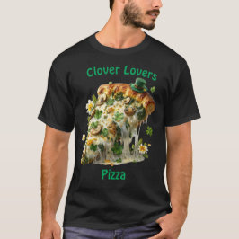 Camiseta Pizza Amantes del Trébol Día de San Patricio