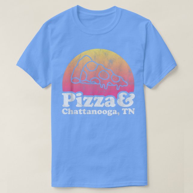 Camiseta Pizza and Chattanooga, TN or Tennessee  (Diseño del anverso)