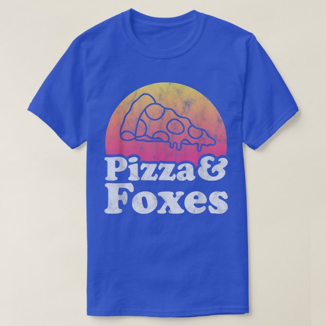 Camiseta Pizza And Foxes Or Fox 13832927 (Diseño del anverso)