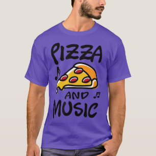 Camiseta Pizza And Music Piano Musician Music Notes 1409295