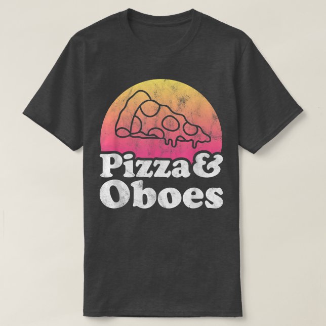 Camiseta Pizza and Oboes or Oboe  (Diseño del anverso)