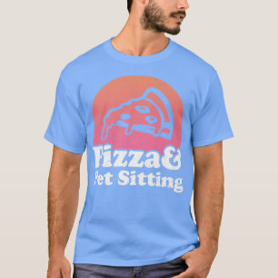Camiseta Pizza And Pet Sitting Animal Lover Pet Sitter Dogs