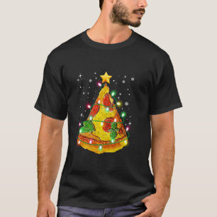 Camiseta Pizza Árbol de Navidad Enciende Navidad Niños Crus