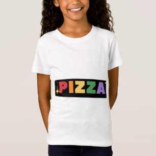 Camiseta Pizza arcoiris