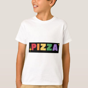 Camiseta Pizza arcoiris