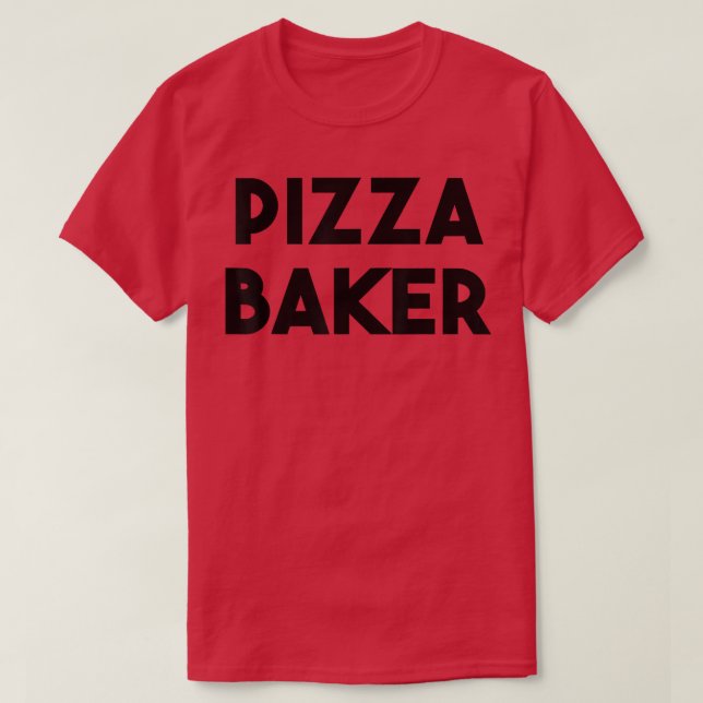 Camiseta Pizza Baker589 (Diseño del anverso)
