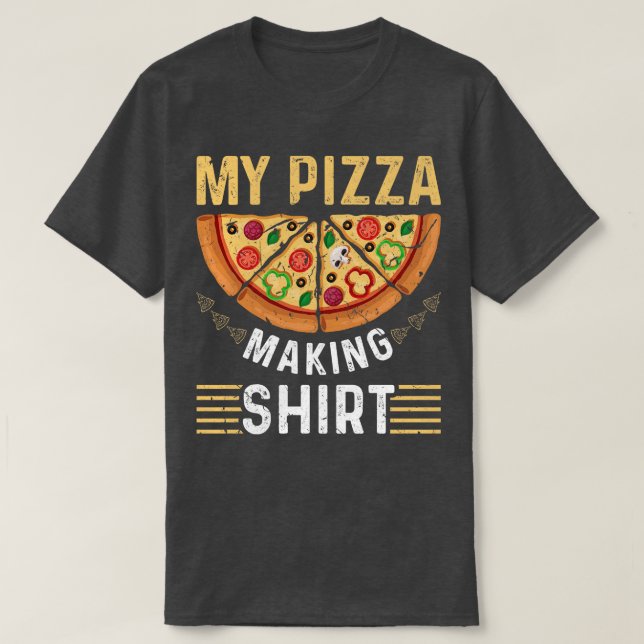 Camiseta Pizza Baker Men Vintage Pizza (Diseño del anverso)
