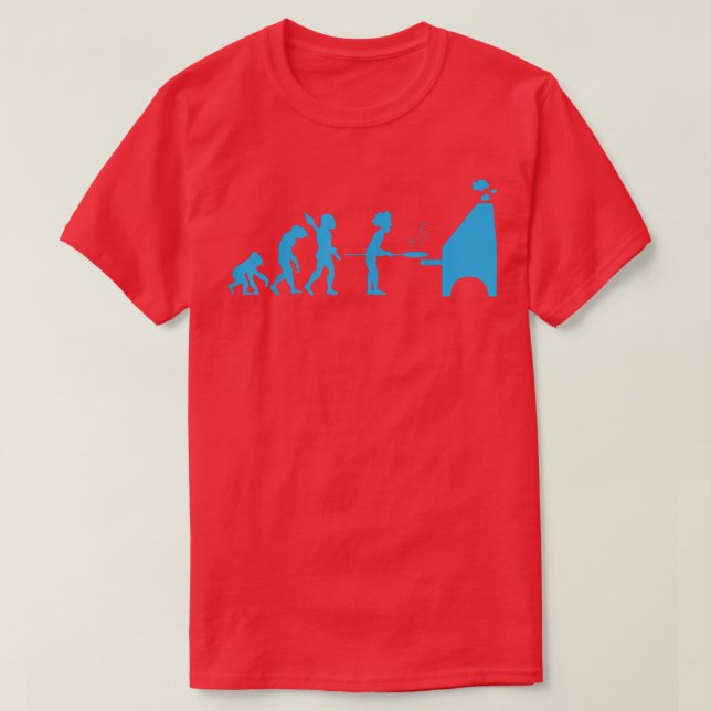 Camiseta Pizza Baker Pizza Baking Pizzeria Baker Work Evolu (Diseño del anverso)