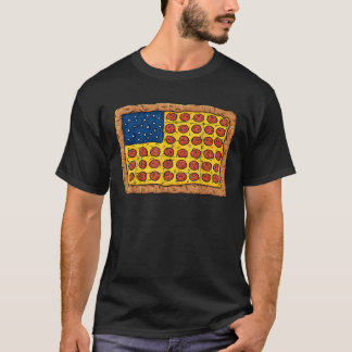 Camiseta Pizza Bandera Estadounidense 4 De Julio Graciosos