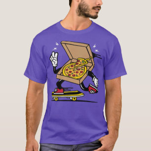Camiseta Pizza Bo Skateboard Pizza Skater Kawaii Fu