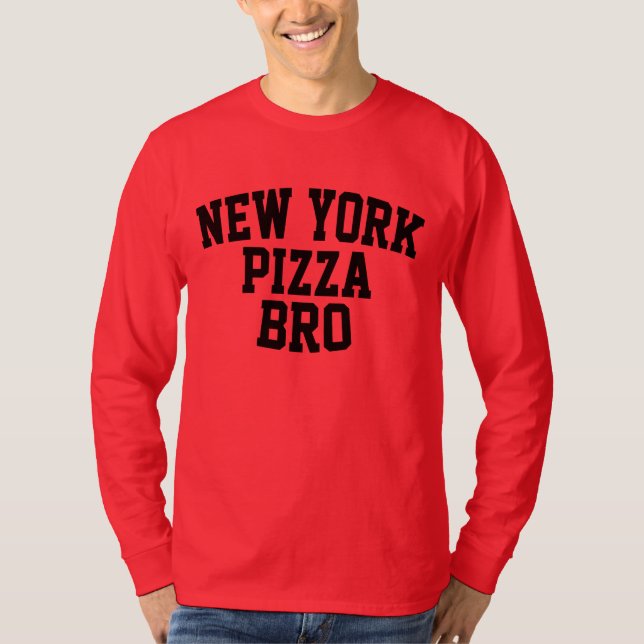 Camiseta Pizza Bro de Nueva York (Anverso)