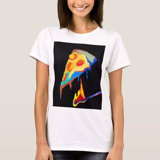 CAMISETA PIZZA CALIENTE (Anverso)
