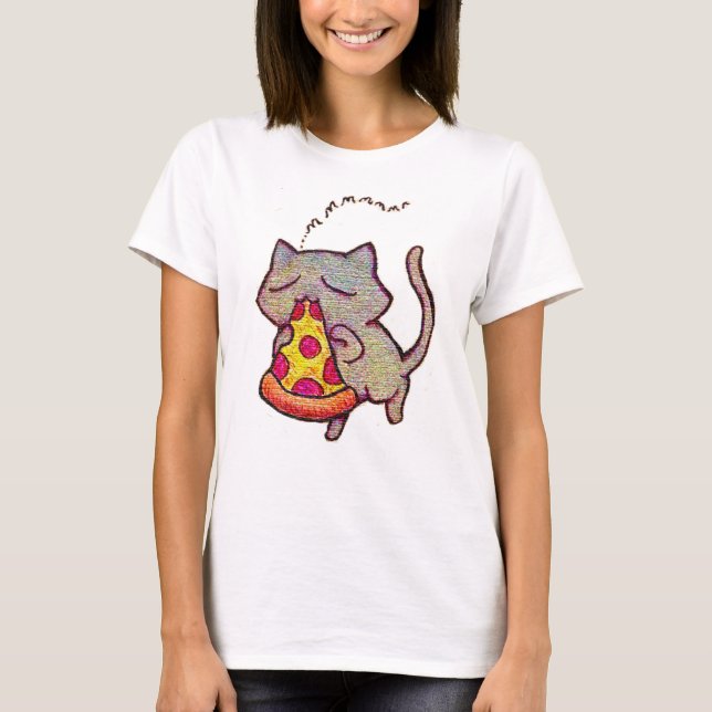 Camiseta Pizza Cat! (Anverso)