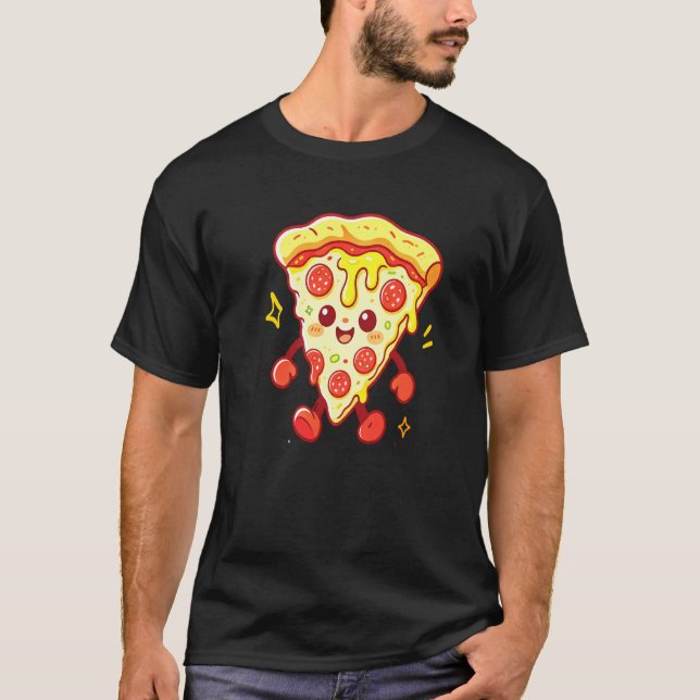 Camiseta pizza character (Anverso)