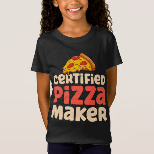 Camiseta Pizza Chef Baker Creador De Pizzas Certificado