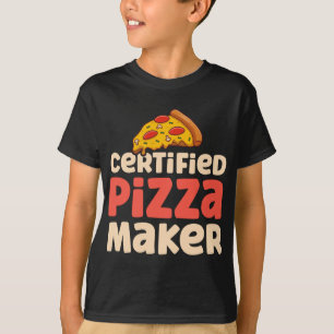 Camiseta Pizza Chef Baker Creador De Pizzas Certificado