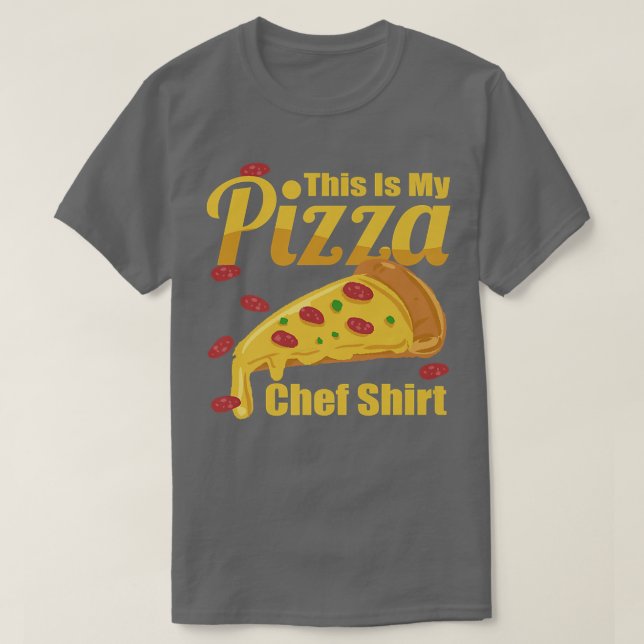 Camiseta Pizza Chef Italiano Comida Funny Pizza Maker (Diseño del anverso)