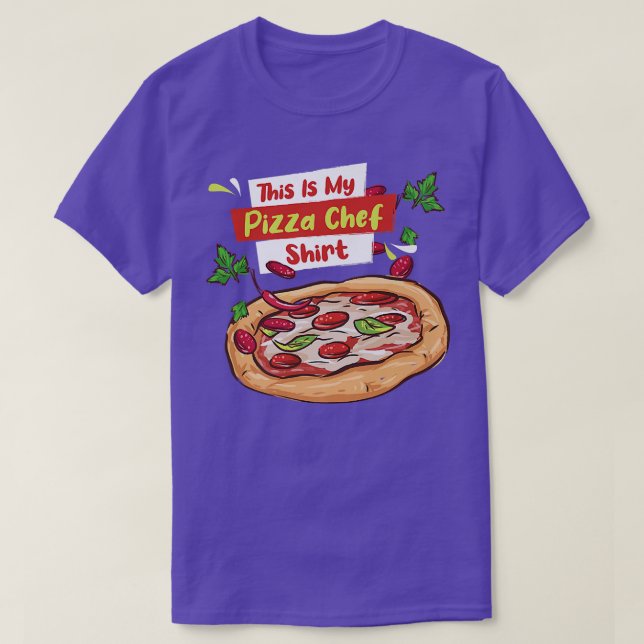 Camiseta Pizza Chef Italiano Food Pizza Maker (Diseño del anverso)