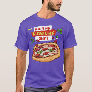 Camiseta Pizza Chef Italiano Food Pizza Maker