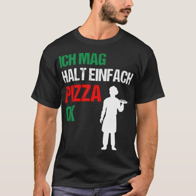 Camiseta Pizza Chef Pizzeria Cook Funny Cita de cumpleaños  (Anverso)
